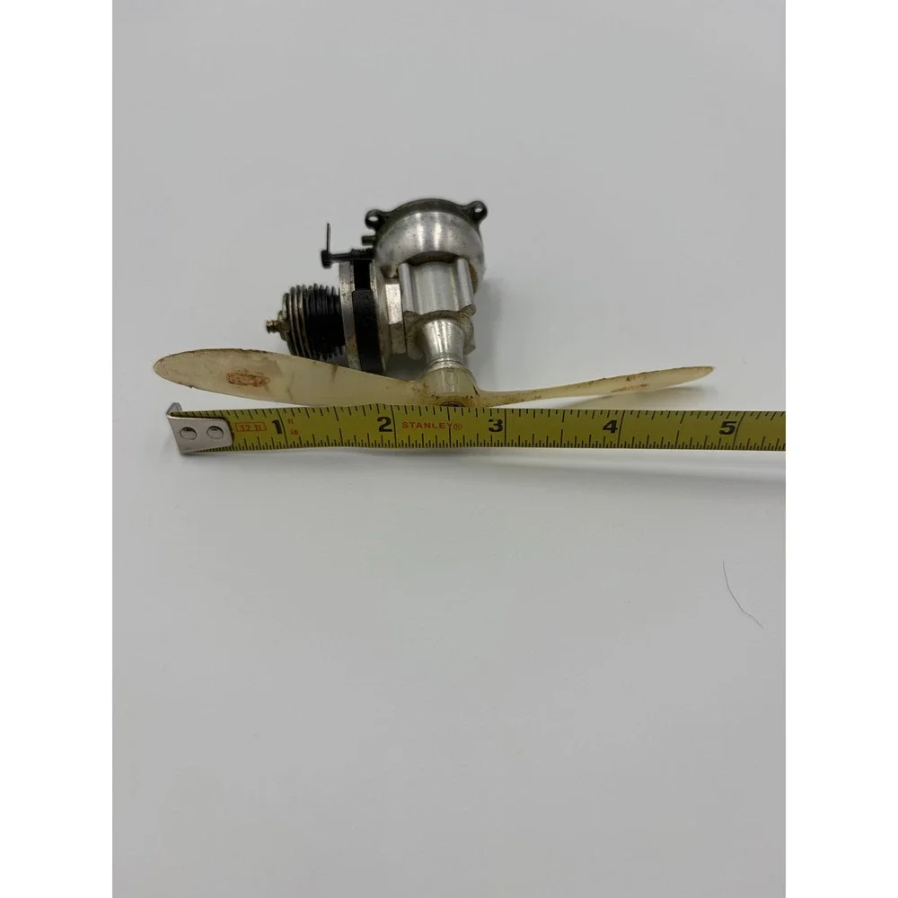 Vintage Cox .049 Model Airplane Glow Engine Made in USA with Propeller